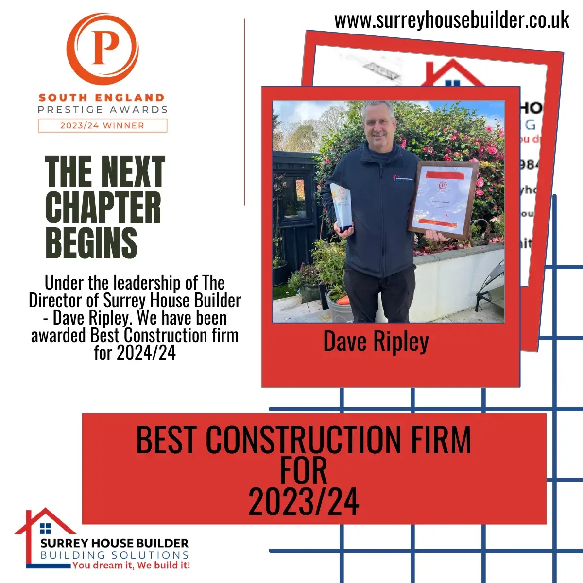 a flyer for the best construction firm for 2012 / 24